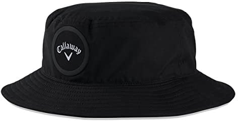Callaway Herren Hd Waterproof Bucket Hat (2022 Edition) Verschluss, Schwarz, L-XL EU