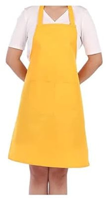 WS Accessories 2 Pocket Apron 60x70cm - Ideal for kitchen, home and garden use [Yellow]