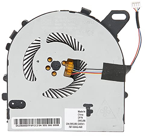 cigemay Ventiladores de Refrigeración Internos de Repuesto para Portátiles DELL Inspiron 15‑7572/7560/Vostro 5468/5568, Ventilador de Ordenador de bajo Ruido 4 Pines, Piezas Reparación, Kits Herramie