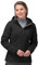 33,000ft Veste softshell pour femme imperméable et respirante chaude d'hiver en polaire veste de transition coupe-vent avec capuche, Noir , XS