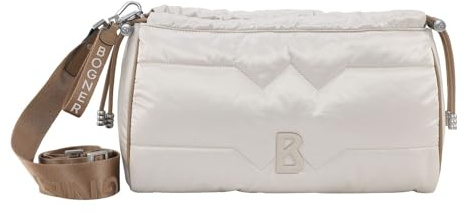 Bogner Damen Outdoor-Schultertasche Schwarz Einheitsgröße mit Kordelzug und Polyester-Leder-Mix