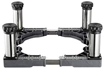 Générique Support de Base pour Lave-Linge, sèche-Linge et réfrigérateur Longueur/Largeur réglable 40-65 cm Lave-Vaisselle Hauteur Universelle 19-22 cm Classeur Plateaux de Sol pour éviter Le