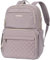 EMPSIGN Sac à dos pour ordinateur portable 8032, Gris/rose., 15.6 Inch, Sac à dos d'ordinateur