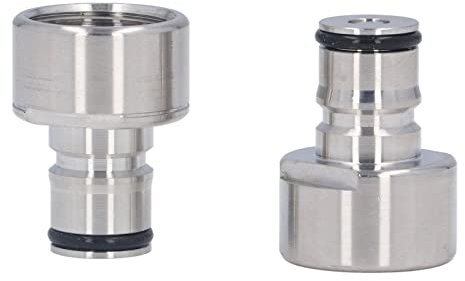 Ball Lock Keg Coupler Adapters for Sankey to Ball Lock Quick Disconnect Conversion Kit for a D S G Type Beer Barrel FPT 5/8 Thread Stainless Steel Keg Coupler Adapters