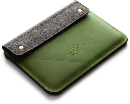 Crazy Horse Craft Hülle für iPad Air 11 mit Magic Keyboard, Ledertasche | Vintage Schutzhülle aus Rindsleder passend mit Tastatur; bewahrt vor Kratzern, handgefertigt in Europa, tolle Geschenkidee