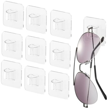 WPESI Sonnenbrillen-Organizer, Acryl-Sonnenbrillen-Display, Sonnenbrillenständer zum Aufhängen Ihrer mehreren Brillen, Sonnenbrillenhalter für die Wand, Sonnenbrillenhalter, Brillenhalter, Ständer,