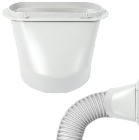 Air Conditioner Window Adapter -sal Exhaust Duct Interface Flat 15cm Dia Window Adapter Tube Connector for Portable Air Conditioner Exhaust Duct Hose Pipe Kit Plate