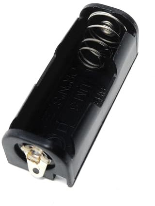 1 x N Type Battery Holder Housing, Coil Spring, Soldering Contacts