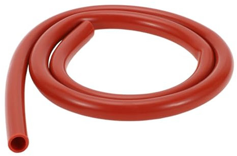 Hihaha Tuyau De Silicone Pour Aspiration Automobile Haute Température 1 Mètre 12Mm Diamètre Intérieur 2Mm Épaisseur 1 Pièce Rouge