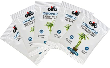 Idrovigor - concime nutrimento base idrocoltura [30 ml bustina monodose] (5 bustine)