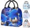 Sonc Lunch Bag, 3d Printed Portable Lunch Box For Girls, Reusable Food Container, Lovely Cartoon Lunchbox, Leakproof Insulated Lunch Bag for School Nursery Travel Picnic Work Travel Beach Camping