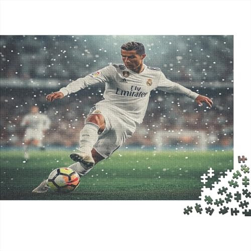 Cristiano Ronaldo Puzzle 1000 Teile Puzzle Für Erwachsene Und Kinder Ab 14 Jahren Puzzel 1000pcs (75x50cm)