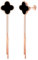Forever Love Kleeblatt Ohrringe Silber 925 Ohrringe Damen Ohrstecker Rosegold Ohrstecker Damen Schwarz Lange Damenohrringe Vierblättriges Kleeblatt Schmuck Dupes Schmuck Geschenk Für Frauen