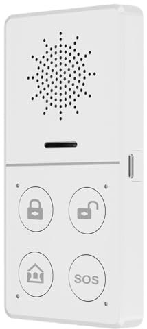 Juqoyue Tuya Wifi Smart Alarm System 433M Einbruchschutz Alarm Host Smart Life App Steuerung Kabelloses Heimalarm-Kit Schutz