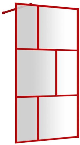 Walk-in Shower Wall with Clear Glass Gold, Bath Enclosure, Bathroom Shower Screen Panel, Shower Screen Partition Enclosure Cubicle Walls Surrounds Door