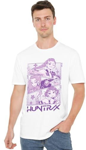 Kpop Demon Hunters Unisex K-pop Demon Hunters - Huntrix Huntr/X Manga Panels Trio Unisex T Shirt T-Shirt