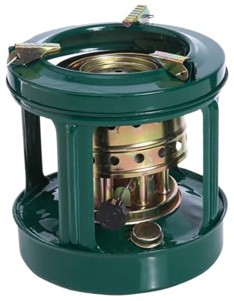 demaxiyad Réchaud de Camping,Chauffage Au Pétrole En Fonte - Poêle À Combustion Pour Cuisson Anti-Vent Chauffage D'Eau Et Barbecue Pour Randonnée Et Camping 2-3 Personnes