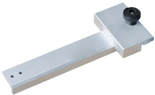 Glomora Track Saw Square Tool, goniometro per binario di guida ad angolo retto da 90 gradi in lega di alluminio per progetti di taglio
