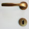 Coppia Maniglia Hoppe per porte interne Milano satinata alluminio moderna (alluminio Bronzo) (Alluminio Bronzo)