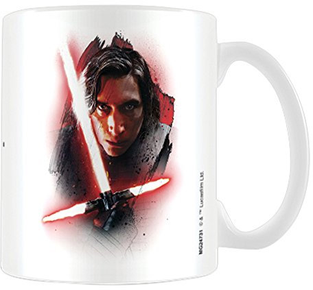 Pyramid International Star Wars The Last Jedi (Kylo Ren Brushstroke) Official Boxed Ceramic Coffee/Tea Mug, Paper, Multi-Colour, 11 x 11 x 1.3 cm