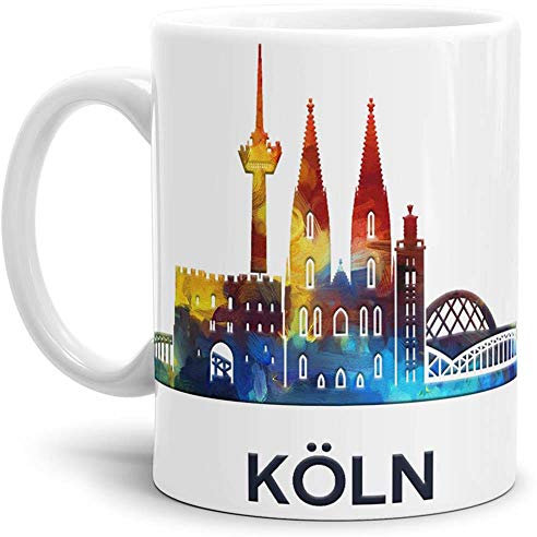 Köln-Tasse Skyline - Kaffeetasse/Mug/Cup - Qualität Made in Germany