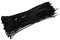 1000 Stück Profi Kabelbinder schwarz Industriequalität 200 mm x 2,5 mm 8,1 kg Zugkraft Nylon cable ties für Industrie PC Garten von Damstone