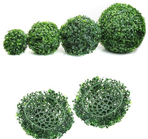 little finger Künstliche Pflanze Kugel Formschnittbaum Buchsbaum Home Outdoor Hochzeit Party Dekoration - 25cm