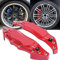 Qiilu 2pcs Car Aluminum Brake Caliper Protector Covers Rear Brake Caliper Cover Guard Protector Cover Universal for Wheel Hub 16in-17in Medium