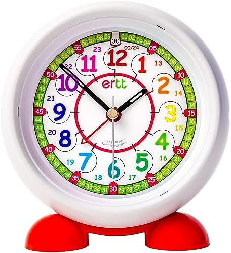EasyRead Time Teacher Kinderwecker - Kinder Lernwecker - Lernen Sie die Zeit Kinderwecker - Jungen & Mädchen Wecker Für Schlafzimmer 24 Std. Gesicht & Nachtlicht - Kinderwecker Zum Schulanfang