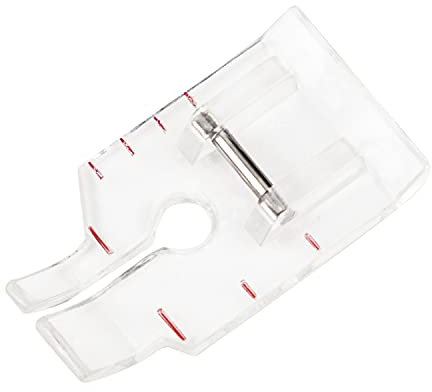 Transparenter Nähfuß für Patchwork-Nähmaschinen, 1/4 Zoll, passend für die meisten Nähmaschinen mit niedrigem Schaft von Singer, Brother, Babylock, Euro-Pro, Janome, Simplicity, Elna und mehr