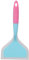 YUUGAA Spatule en Silicone de Cuisine, spatule de Cuisson en Silicone Bicolore Transparent à Large Bouche spatule à friture crêpes Frites Pelle pour la Cuisine à Domicile(Bleu)