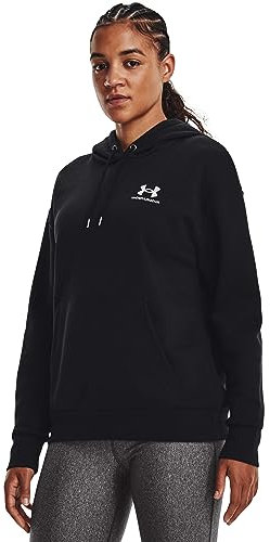 Under Armour Sweat à Capuche en Polaire UA Essential pour Femme Tops, Noir