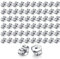 30 Pares Tuercas de Pendientes Plata de Ley 925 Cierres Tapón Cierres de pendientes de vástago,Plata Topes para Pendientes Oído Tuercas para Bisutería Aretes Fabricación,Tuercas de Pendientes Plata