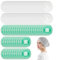 Cuffie Monouso per Capelli, Copricapo in Tessuto Non Tessuto, Cappucci per Retine per Capelli usa e Getta non Tessuti, Cuffie Ospedale, Per Monouso, Con Fascia Elastica(Verde, Bianco)