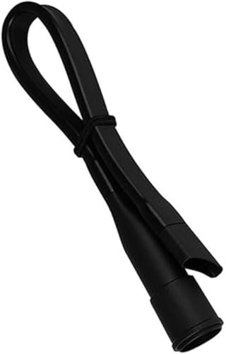 Bocchetta a lancia, 62 cm, tubo flessibile per tutti gli aspirapolvere con attacco da 35/32 mm, bocchetta a lancia, accessorio per la pulizia sotto mobili, sedili auto, ecc (nero)