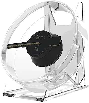 Knadgbft Ventilateur 3D hologramme projecteur LED panneau lampe holographique lecteur à distance support images et vidéo adapté pour placer sur les bureaux, restaurants, maisons, etc. pour augmenter