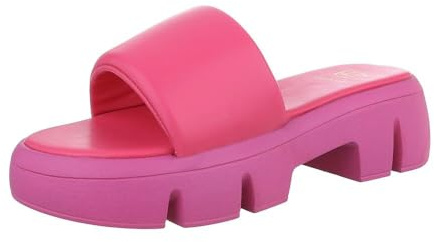 Ital Design Damen Sandalen mit Blockabsatz, runde Spitze