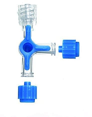 Rubinetti a 3 vie (25 pezzi) per Infusione, Lipido Resistente, Senza prolunga, Sterili, Confezionati Singolarmente, ABS Trasparente, Dispositivo Medico IIa