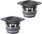 XIAHIOPT Music 81mm 4Ohm 25W Full Ranges Speaker Rubber Side NdFeB Magnetic Portable Loudspeaker Sound Theater 3inch 4Ohm 25W Speaker
