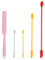 5 PCS Multicolor Facial Spatula Set Silicone Cosmetics Lotion Spatula Makeup Spatulas Beauty Spatula Reusable Rubber Spatula Beauty Silicone Stir Sticks for Cosmetic Kitchen Bottles