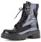 Gabor Damen Combat Boots, Frauen Stiefeletten,schnürstiefel,Winterstiefel,warm,gefüttert,Stiefel,Bootee,Booties,Ocean (Glitzer),35.5 EU / 3 UK
