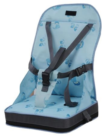 Rehausseur Chaise Enfant, Chaise Haute Portable, Siège Rehausseur Pour Table, Sécurité Eponge Confortable Coussins Avec Longue Sangle Pour Chaises Hautes, Pour Les Bébés Et Les Jeunes enfant