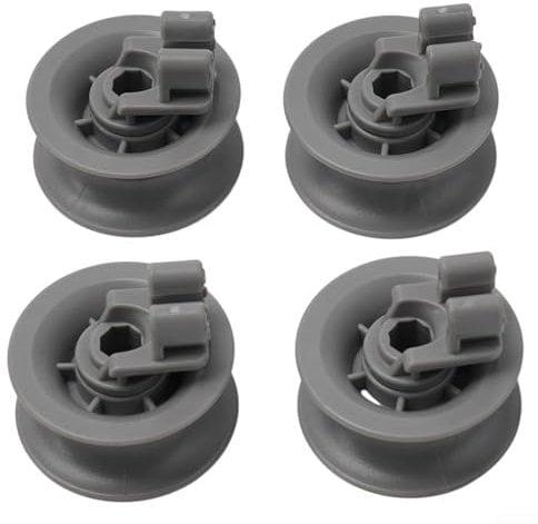 4pcs Dishwasher Upper Basket Wheel for Bosch Dishwashers Accessories, for 611666 Dishwasher Top Basket Roll Replacement Parts