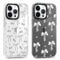 Phoona 2 packs Phone Case for iPhone 14 Pro Max 6,7'', Cute Clear Transparent Cover with Bow Cherries Pattern Aesthetics Design, Soft Shockproof Protective Slim Funda for Women Girls