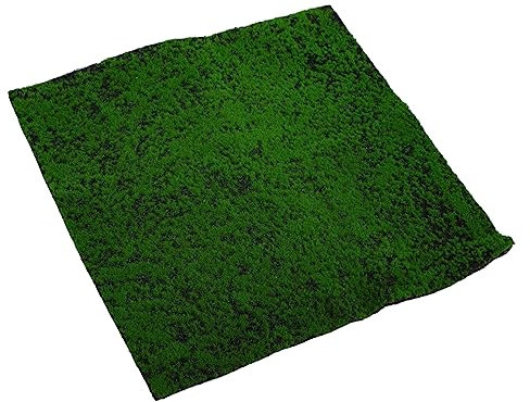 MAGICLULU Tapis De Mousse Artificielle 50x50 Cm Vert, Gazon Synthétique Décoratif en Rouleau, Mousse Synthétique Réaliste, Accessoire Paysagiste pour Jardin, Balcon Et Décor Intérieur