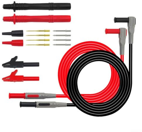 Kit di test multimetro ad alte prestazioni con sonde e clip per la precisione
