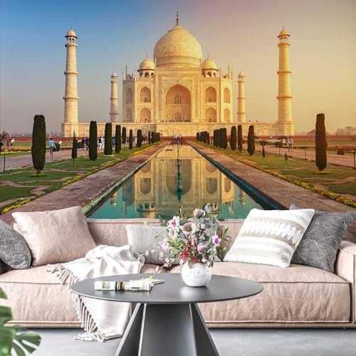 Papier peint panoramique - Taj Mahal Inde - Largeur 260 cm x Hauteur 172 cm