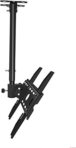 DRFGNF Display Bracket Steel TV Ceiling Bracket, Tilt-Swivel Display Wall Support Frame, Fits Most 32-65 Inch Flat Screens