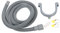 Gadpiparty 1Juego Manguera de Drenaje de Lavadora de Tambor Kit Completo Conector y Abrazaderas Flexible y Resistente Altas Presiones para Instalaciones de Lavadoras