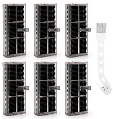 VOUPRONGZY 6Pcs Filtre HEPA pour Dreame X40 Ultra complete /L40 Ultra Robot /X40 Master/L10s Pro Ultra Heat Accessoires Robot Aspirateur